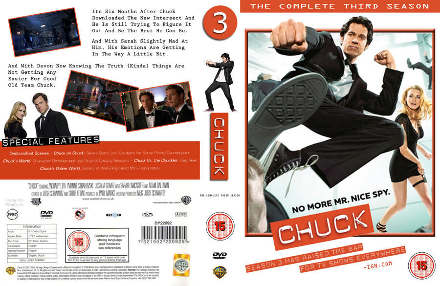 Xem phim Điệp Viên Chuck 3  - Chuck (Season 3) (2007)