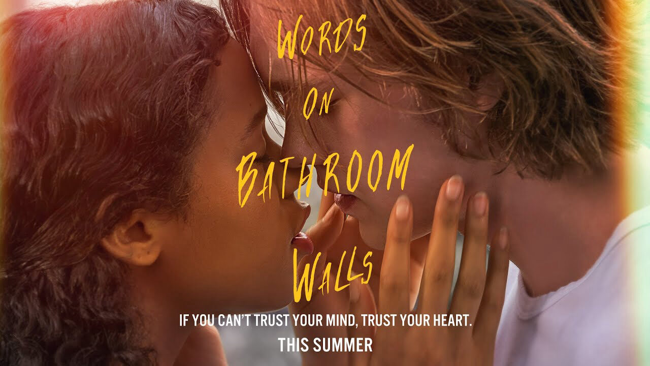 Poster of Words on Bathroom Walls