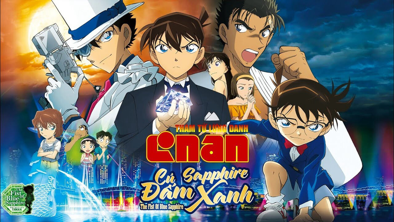 Xem phim Thám Tử Lừng Danh Conan Cú Đấm Sapphire Xanh  - Detective Conan The Fist of Blue Sapphire (2019)