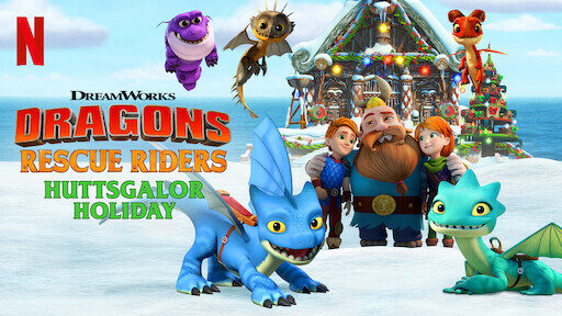 Xem phim Biệt đội giải cứu rồng Lễ hội ở Huttsgalor  - Dragons Rescue Riders Huttsgalor Holiday (2020)