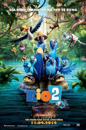 Xem phim Chú Vẹt Đuôi Dài 2  - Rio 2 (2014)