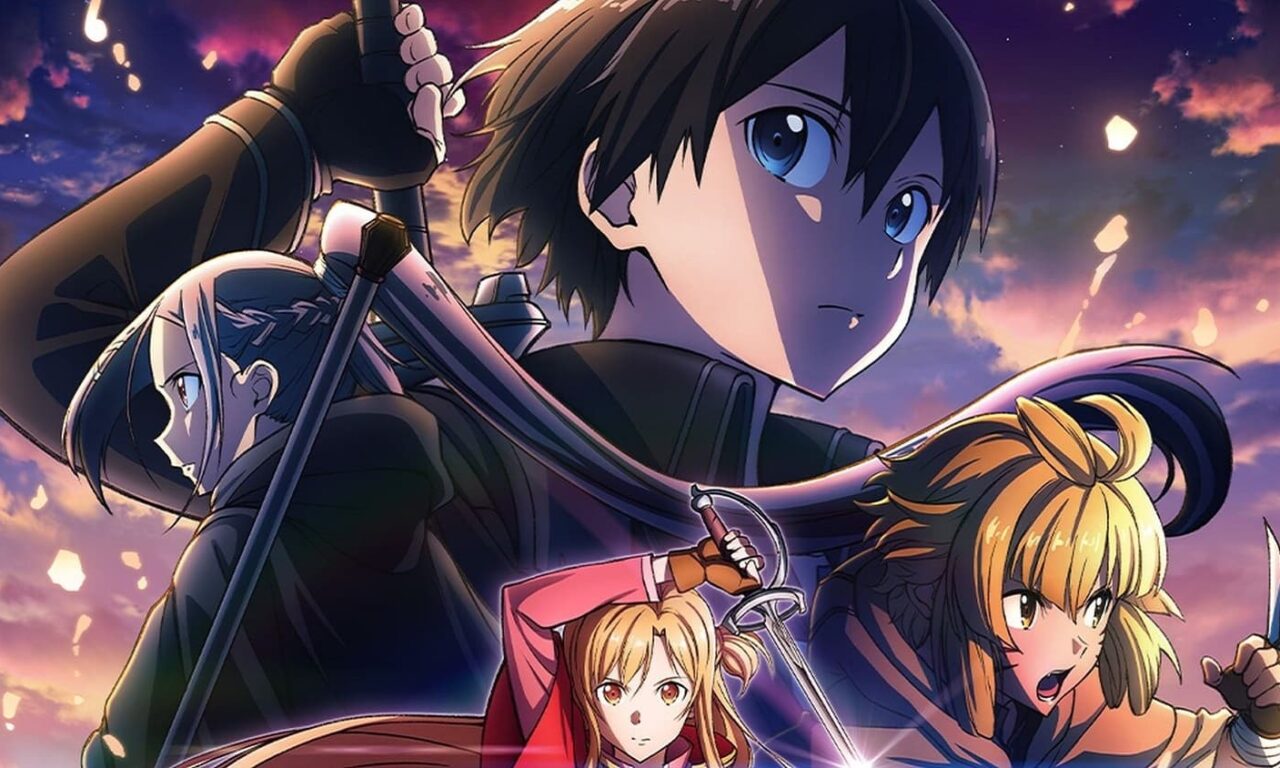 Poster of Sword Art Online Progressive Khúc Scherzo Dưới Hoàng Hôn Ảm Đạm